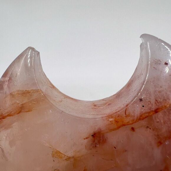 Fire Quartz Crystal Crescent Moon (6)‎ - Picture 6 of 11